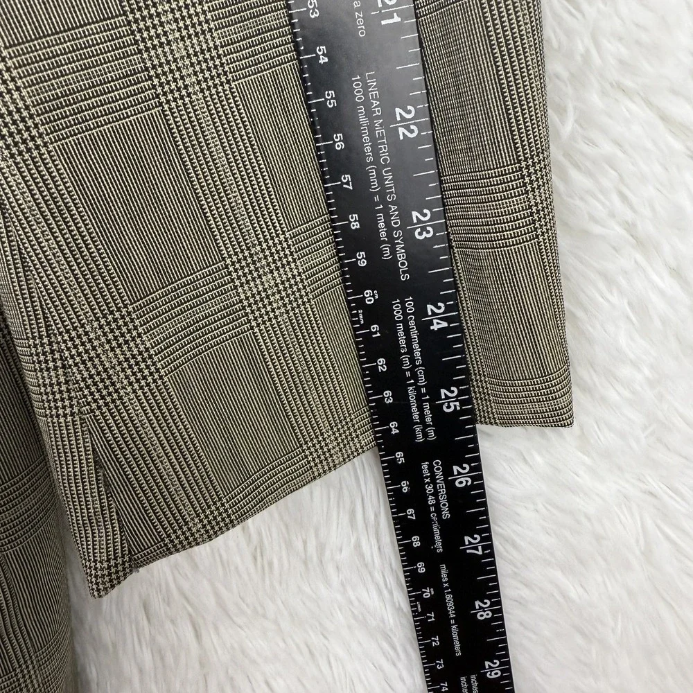 Vintage Chaps Ralph Lauren Blazer Size 42 Tall Wool Plaid Sport Coat Suit Jacket